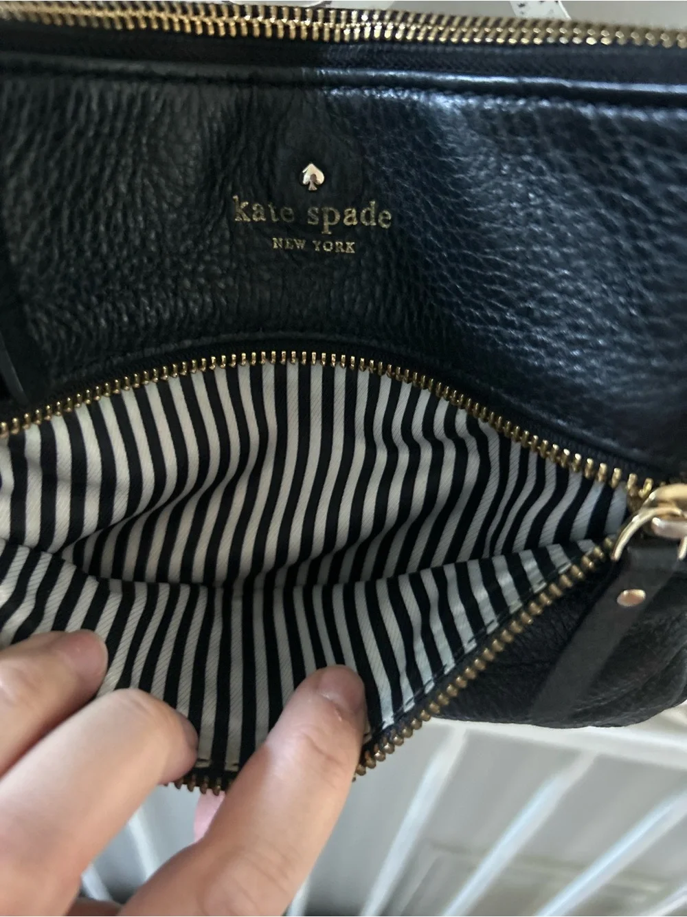 Kate Spade Cobble Hill Tenley Black Pebbled Leather Crossbody Bag